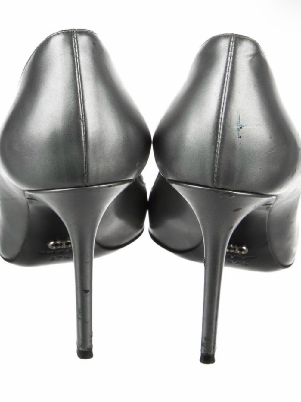 Dior Black Pointed Toe Mixed-Texture Pumps - Picture 2 of 5